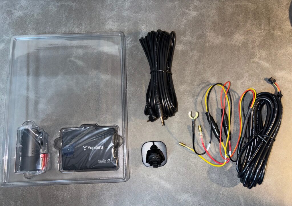 ユピテルのドラレコ同封物