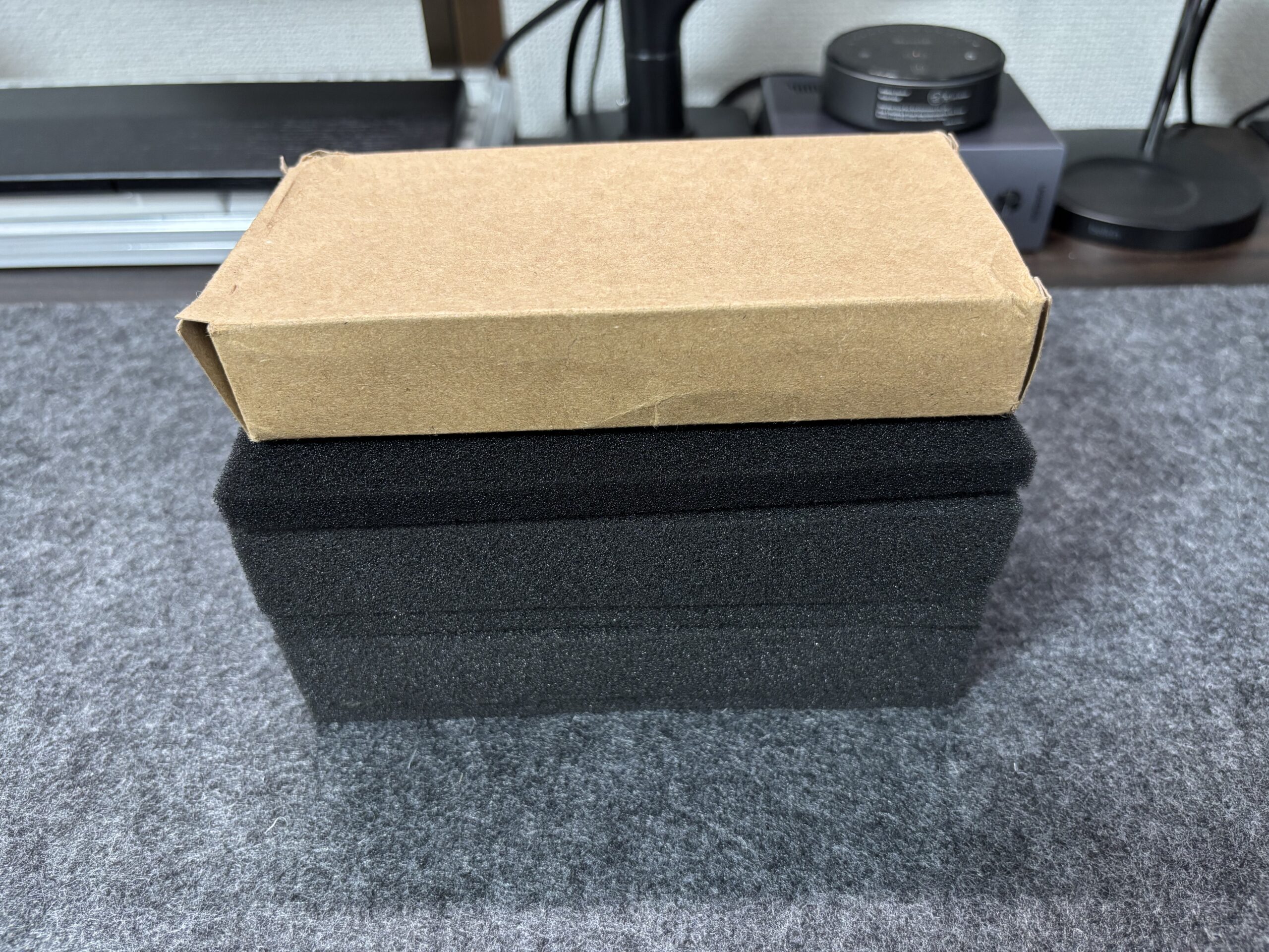 外箱がない状態で袋に入り届いた